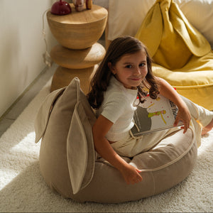 Sitzsack Bunny für Kinder aus Vliesstoff | Wigiwama