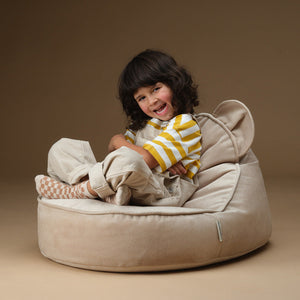 Sitzsack Bär für Kinder aus Vliesstoff | Wigiwama