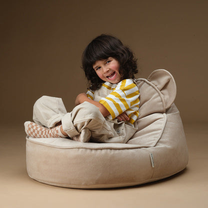 Sitzsack Bär für Kinder aus Vliesstoff | Wigiwama