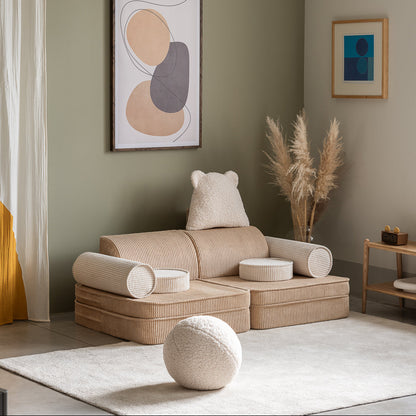 Design Spielsofa 9-tlg. für Kinder Breitcord | wigiwama