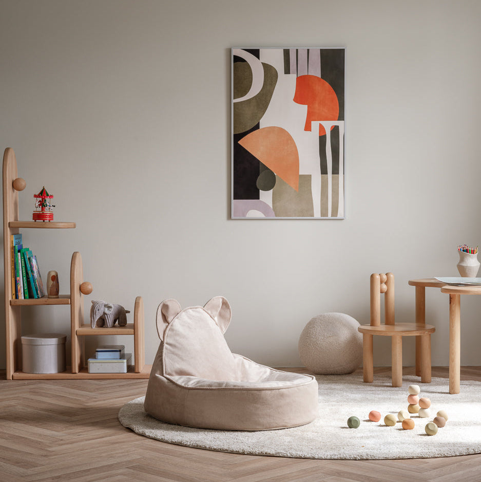 Sitzsack Bär für Kinder aus Vliesstoff | Wigiwama