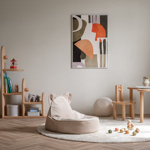 Sitzsack Bär für Kinder aus Vliesstoff | Wigiwama