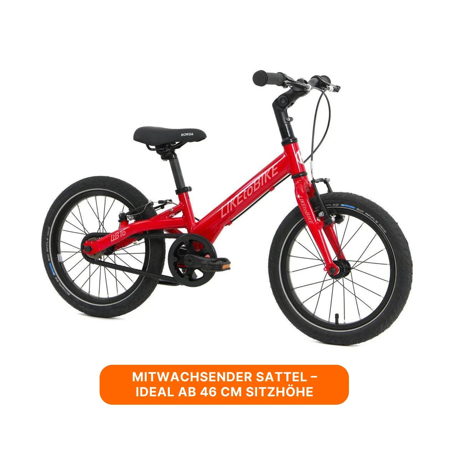 Kokua LIKEtoBIKE 16s Automatix| Kinderfahrrad 16 Zoll Automatik