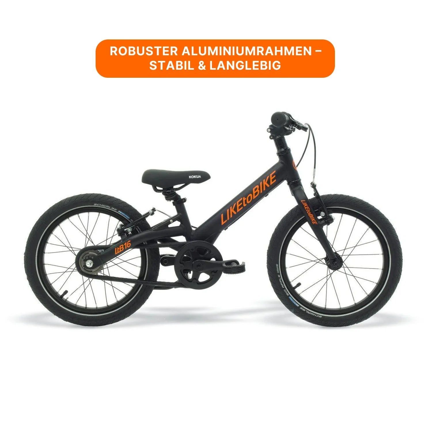 Kokua LIKEtoBIKE 16s Automatix| Kinderfahrrad 16 Zoll Automatik