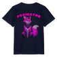 Tokyo Devil Kinder T-Shirt Foxinator Pink | Organic Cotton - Navy