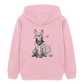 LIL`FOX Oni-Fuchs Kinder Bio-Hoodie | Tokyo Devil - Hellrosa