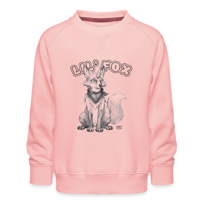 LIL’ DEVILS Oni Fuchs Skizze Kinder Pullover | Tokyo Devil - Kristallrosa