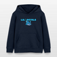 Tokyo Devil Kinder Hoodie LIL`DEVILS Oni-Fuchs Coral | Bio-Baumwolle - Navy