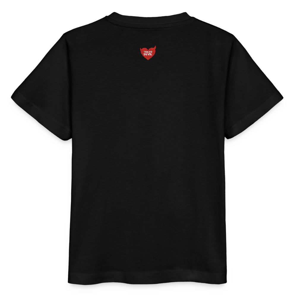 Tokyo Devil Kinder T-Shirt | LIL’ DEVILS Print + Oni-Motive - Schwarz
