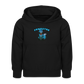 Tokyo Devil Teen Streetwear Kuschel-Hoodie | Foxinator Coralblue - Schwarz