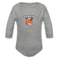 Tokyo Devil Baby Bio-Langarm-Body Organic Cotton | Streetwear Mini Edition - Grau meliert