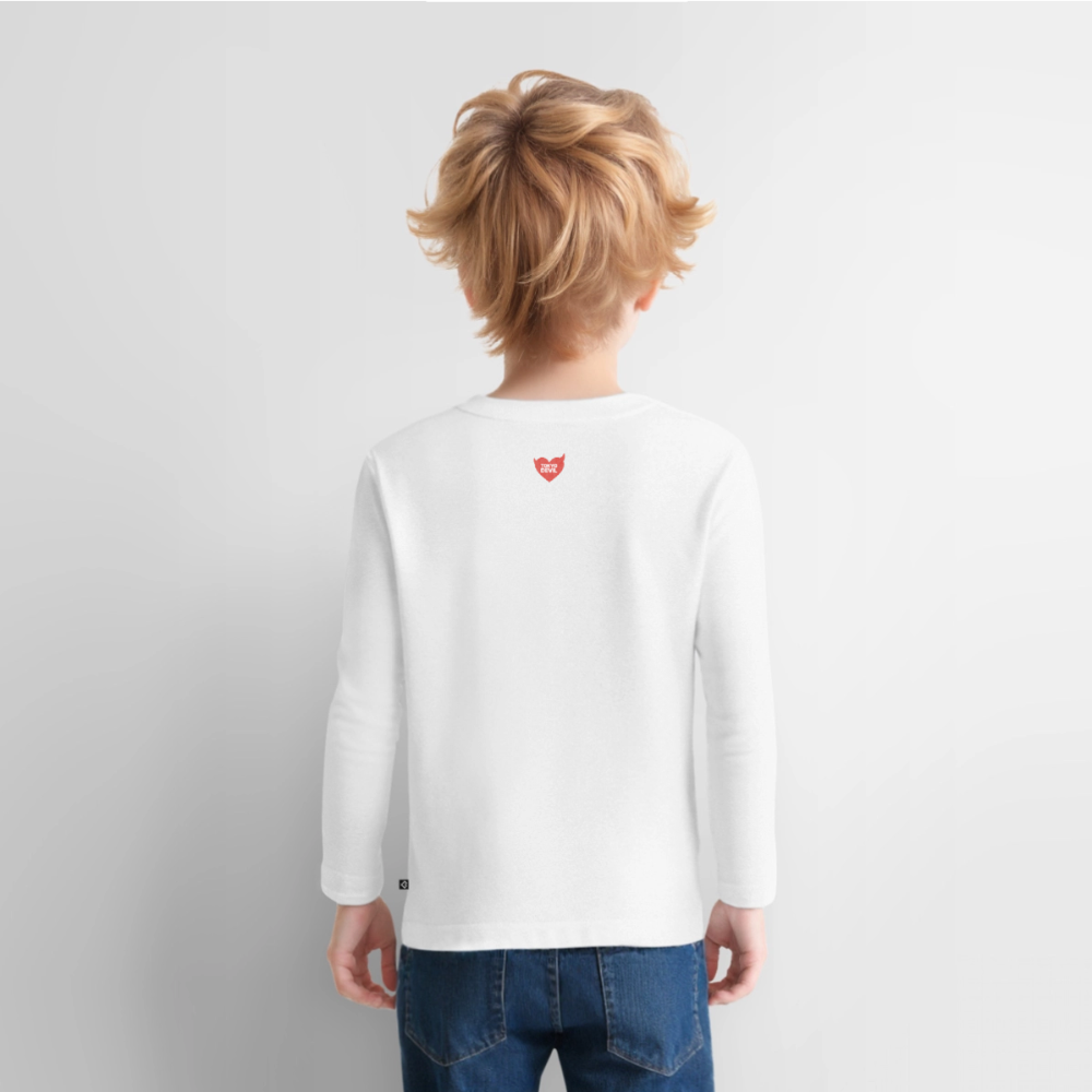 Tokyo Devil Langarmshirt | Foxinator 4 Oni-Füchsen | Unisex - Weiß