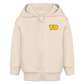 Tokyo Devil Kinder Hoodie mit TD TYPO | Bio-Baumwolle - Weißgrau