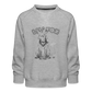 LIL’ DEVILS Oni Fuchs Skizze Kinder Pullover | Tokyo Devil - Grau meliert
