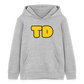 TD Logo Kinder Bio-Hoodie | Tokyo Devil - Grau meliert