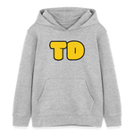 TD Logo Kinder Bio-Hoodie | Tokyo Devil - Grau meliert