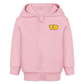 Tokyo Devil Kinder Hoodie mit TD TYPO | Bio-Baumwolle - Hellrosa