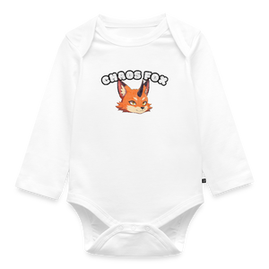 Tokyo Devil Baby Bio-Langarm-Body Organic Cotton | Streetwear Mini Edition - Weiß