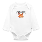 Tokyo Devil Baby Bio-Langarm-Body Organic Cotton | Streetwear Mini Edition - Weiß