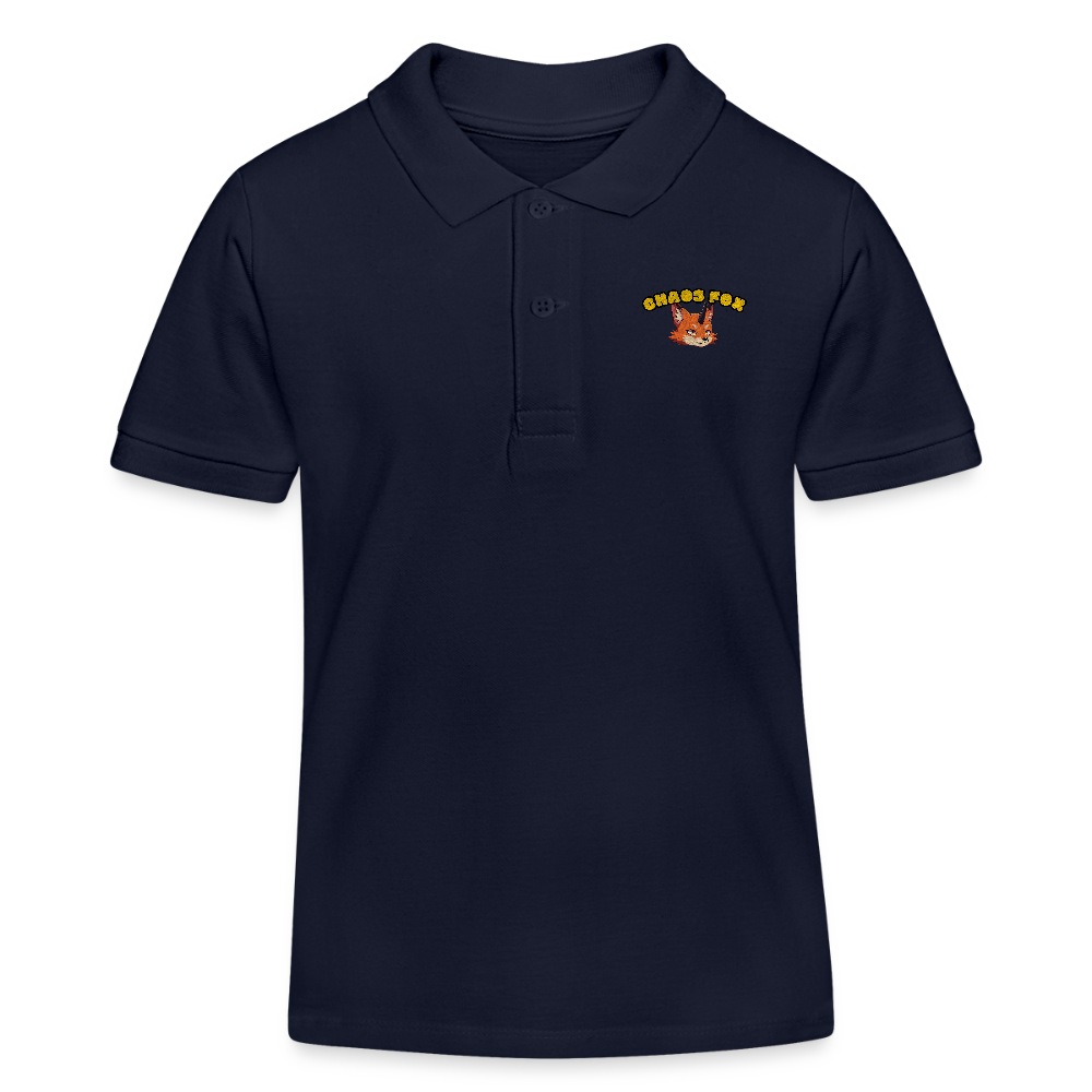 CHAOS FOX Kinder Bio-Poloshirt | Tokyo Devil - Navy