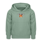 Tokyo Devil Teen Streetwear Kuschel-Hoodie | Chaos Fox - Graugrün
