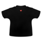 Tokyo Devil Baby T-Shirt Mini Tee | 100% Baumwolle | Mit Druckknöpfen - Schwarz
