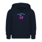 Tokyo Devil Teen Streetwear Kuschel-Hoodie | Lil` Devils Pink Coralblue - Navy