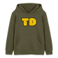 TD Logo Kinder Bio-Hoodie | Tokyo Devil - Khaki