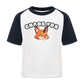 Tokyo Devil Kinder Baseball T-Shirt Chaos Fox | Streetwear Kids - Weiß/Navy