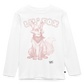 LIL’ FOX Skizze Rosa Langarmshirt | Tokyo Devil - Weiß