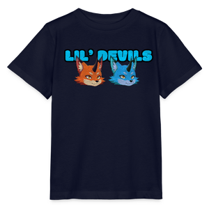 Tokyo Devil Kinder T-Shirt | LIL’ DEVILS Print + Oni-Motive - Navy