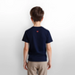 Tokyo Devil Kinder T-Shirt Foxinator Coralblue | Organic Cotton - Navy