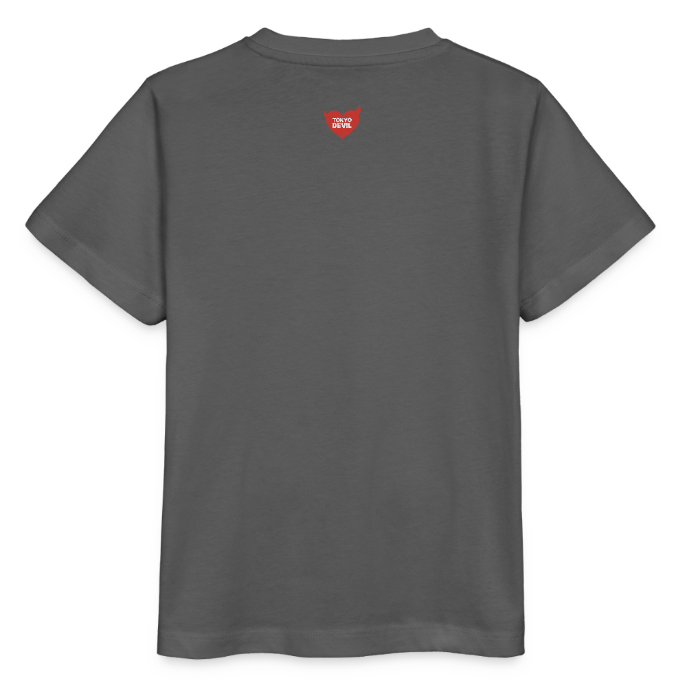 Tokyo Devil Kids T-Shirt Chaos Fox | Organic Cotton - Anthrazit