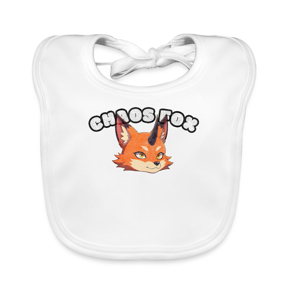 Tokyo Devil Baby Bio-Lätzchen Organic Cotton | Streetwear Mini Edition - Weiß