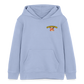 Tokyo Devil Kinder Hoodie FOXINATOR Oni-Fuchs | Bio-Baumwolle - Sky