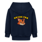 Tokyo Devil Kinder Hoodie mit TD TYPO | Bio-Baumwolle - Navy