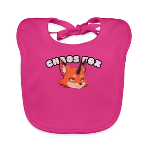 Tokyo Devil Baby Bio-Lätzchen Organic Cotton | Streetwear Mini Edition - Fuchsia