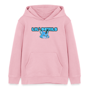 Tokyo Devil Kinder Hoodie LIL`DEVILS Oni-Fuchs Coral | Bio-Baumwolle - Hellrosa