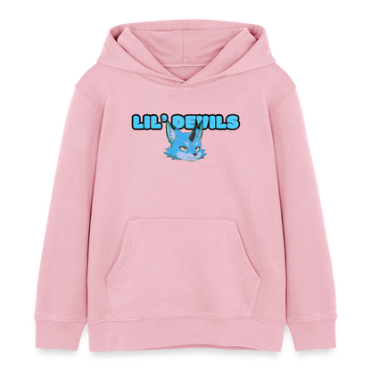 Tokyo Devil Kinder Hoodie LIL`DEVILS Oni-Fuchs Coral | Bio-Baumwolle - Hellrosa