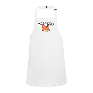 Tokyo Devil Kinder Schürze Streetwear | Robust & Waschbar - Weiß