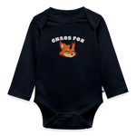 Tokyo Devil Baby Bio-Langarm-Body Organic Cotton | Streetwear Mini Edition - Navy