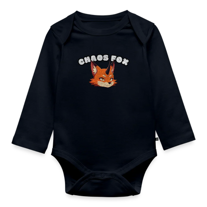 Tokyo Devil Baby Bio-Langarm-Body Organic Cotton | Streetwear Mini Edition - Navy