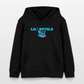 Tokyo Devil Kinder Hoodie LIL`DEVILS Oni-Fuchs Coral | Bio-Baumwolle - Schwarz