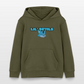 Tokyo Devil Kinder Hoodie LIL`DEVILS Oni-Fuchs Coral | Bio-Baumwolle - Khaki