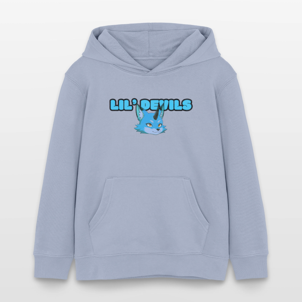 Tokyo Devil Kinder Hoodie LIL`DEVILS Oni-Fuchs Coral | Bio-Baumwolle - Lavendel-Violett