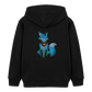 Tokyo Devil Kinder Hoodie LIL`DEVILS Oni-Fuchs Coral | Bio-Baumwolle - Schwarz