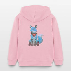 Tokyo Devil Kinder Hoodie LIL`DEVILS Oni-Fuchs Coral | Bio-Baumwolle - Hellrosa