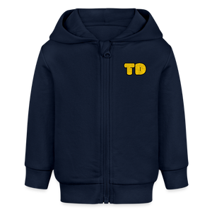 Tokyo Devil Kinder Hoodie mit TD TYPO | Bio-Baumwolle - Navy