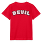 Tokyo Devil Kinder T-Shirt | DEVIL Print - Rot