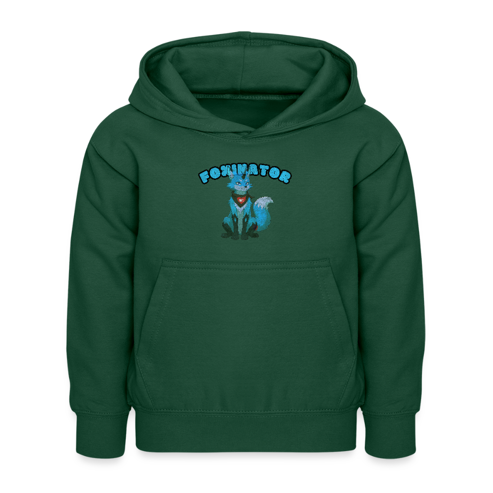 Tokyo Devil Teen Streetwear Kuschel-Hoodie | Foxinator Coralblue - Flaschengrün